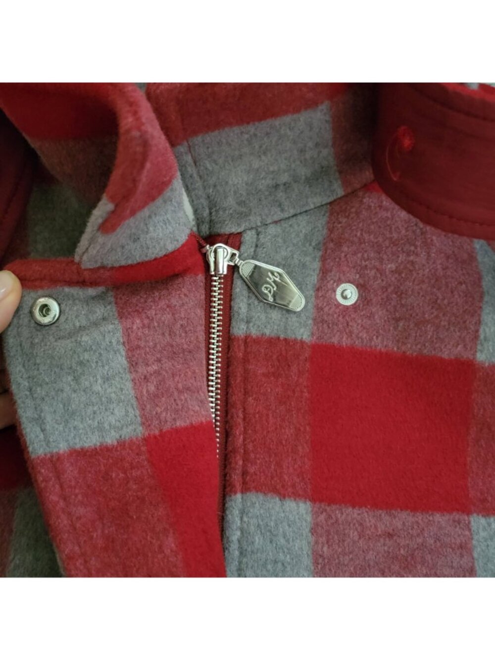 Damson Madder Wool Mock Neck Bomber Coat Town & Country Heritage Twee Womens 8 - Picture 6 of 12